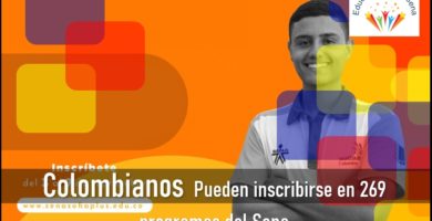 Colombianos Pueden Inscribirse En 269 Programas Del Sena